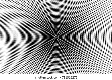 Black and white dotted halftone vector background. Halftone pattern with black dot on transparent overlay. Monochrome dotted vector illustration. Black and white halftone. Pop art dotted texture