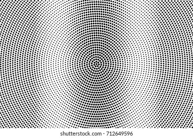Black and white dotted halftone vector background. Halftone pattern with black dot on transparent overlay. Monochrome dotted vector illustration. Black and white halftone. Pop art dotted texture