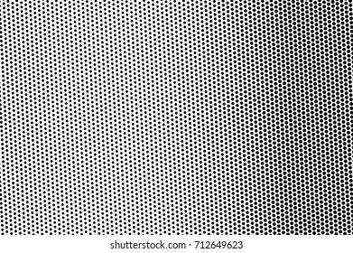Black and white dotted halftone vector background. Halftone pattern with black dot on transparent overlay. Monochrome dotted vector illustration. Black and white halftone. Pop art dotted texture