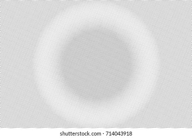 Black and white dotted halftone vector background. Halftone pattern with black dot on transparent overlay. Monochrome dotted vector illustration. Black and white halftone. Pop art dotted texture
