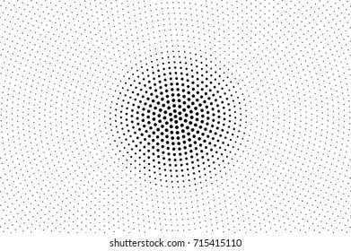 Black and white dotted halftone vector background. Halftone pattern with black dot on transparent overlay. Monochrome dotted vector illustration. Black and white halftone point. Pop art dotted texture