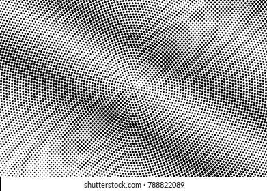 
Black white dotted texture. Abstract halftone vector background. Monochrome halftone pop art design. Minimal diagonal dotted gradient. Black ink dot vintage overlay. Minimal retro halftone template