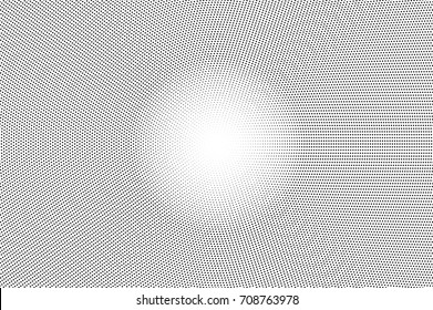 Black and white dotted  vector background. Retro style halftone banner template. Monochrome halftone overlay. Black dots on transparent background. Vintage halftone texture. Round dotted ornament