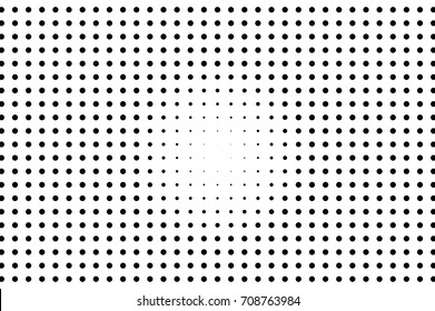 Black White Dotted Vector Background Gradient Stock Vector (Royalty ...