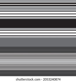 Black and White Double striped seamless pattern design for fashion textiles and graphics