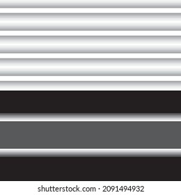 Diseño de patrón a rayas dobles blancas y negras para textiles y gráficos de moda