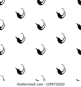 black and white Dragon Claw Harpagophytum pattern