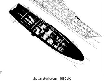 black and white drawing