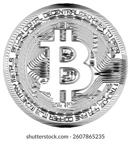 A black and white drawing of a B on a white background. The B is outlined in white and has a black center. The image has a vintage feel to it, and the use of black and white adds to the overall mood
