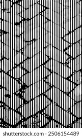 un dibujo en blanco y negro de una pared de ladrillo, una pared de ladrillo de fondo de textura grunge, un patrón de cuadrícula en blanco y negro, fondo de textura grunge, 