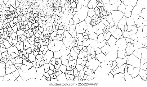  black and white drawing of cracked walls, vintage grunge texture,  a black and white drawing of a cracked land, grunge texture of old paint wall, vintage cracked background, 