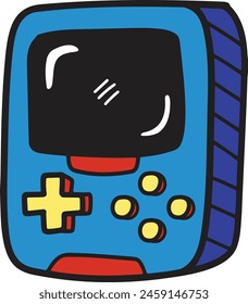 A black and white drawing of a video game controller