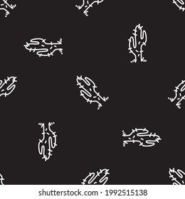 Black and white drawn stick figure of saguaro cactus clip art. Wild masculine saguaro plant for monochrome folk icon sketchnote or illustrated scrapbook vector silhouette motif. 