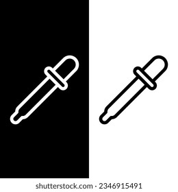 Schwarz-Weiß-Tröpfchen-Symbol