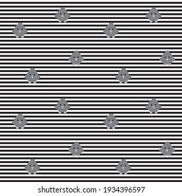 Schwarz-Weiß Ostereier Nahtlose Muster für Computergrafiken, Modetextilien usw.