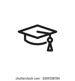 Black and white education icon design