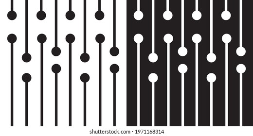 black and white electronic circuit background, printed circuit board (PCB) layout,