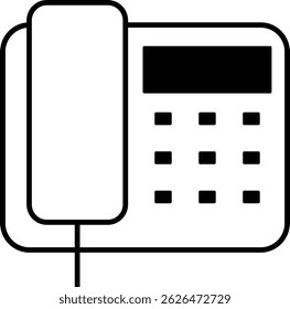 Black and white Electronics device in eps file