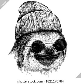 Download Sloth Black White High Res Stock Images Shutterstock