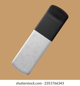 black and white eraser for study