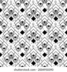 Black and white Ethnic pattern. Geometry pattern. Abstract geometric art print. Ethnic hipster vector background.