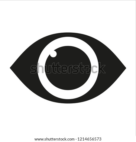 
black and white eye eps10
