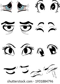 black and white eyes vectors, eye vector