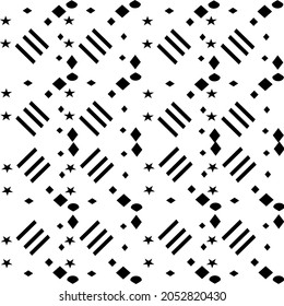 black and white fabric pattern