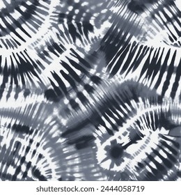 Black and white Fabric Tie Dye Pattern Ink , colorful tie dye pattern abstract background. Tie Dye two Tone Clouds . Shibori, tie dye, abstract batik brush seamless and repeat pattern design
