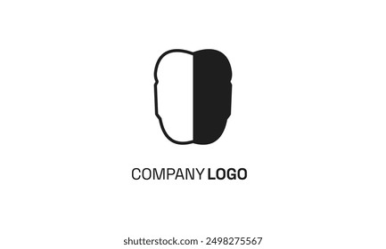 Black and White Face Logo Design: Minimalist, Monochrome, Stylish, Modern, Abstract, Portrait, Silhouette, Iconic, Bold, Artistic, Graphic, Branding, High Contrast, Customizable