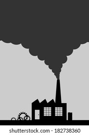 Black and white factory