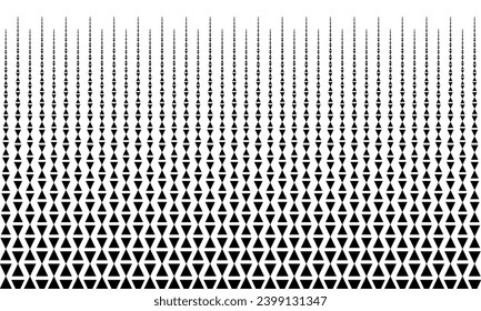 fondo de patrón geométrico en blanco y negro