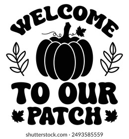 Black and White Fall Autumn Season quotes icon Sublimations design