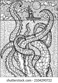 leviathan coloring pages