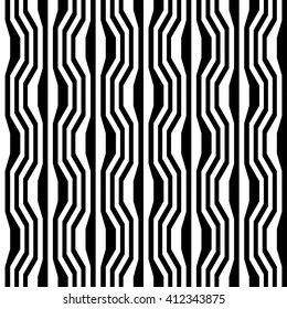 black and white fashion pattern