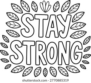 A black and white featuring the hand-lettered text 