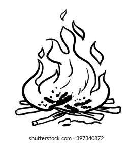 Fire Cartoon Stock Vector (Royalty Free) 54946846 | Shutterstock