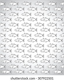a black and white fish