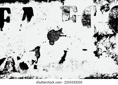 Schwarz-Weiß-Fleck-Textur, künstlerische und natürliche Textur mit Vektorgrafik-EPS-Format