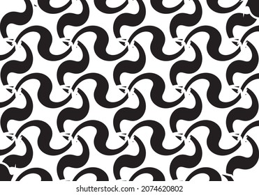 Black and white floral background