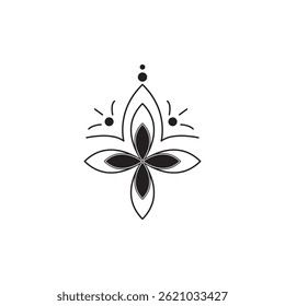 Fondo floral blanco y negro