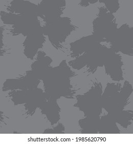 Black and White Floral brush strokes seamless pattern background for fashion prints, graphics, backgrounds and crafts