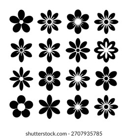 Diseño floral blanco y negro. editable para su diseño.