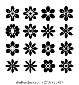 Design floral em preto e branco. editável para seu design.