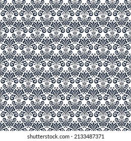 Black  white floral elements geometric background vector graphics design.