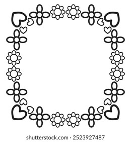 quadro floral preto e branco