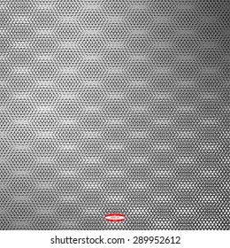 black white floral pattern with curve. vector illustration