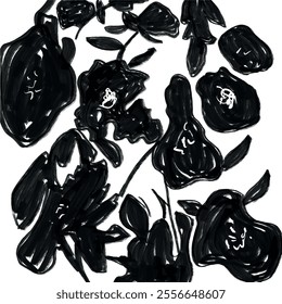 black and white floral pattern. fashion patterns and more