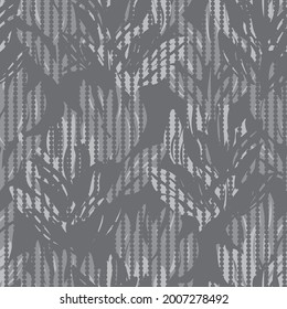 Black and White Floral seamless pattern with striped background for fashion textiles and graphics