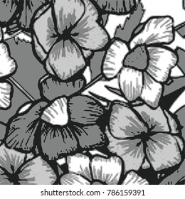 black white flowers